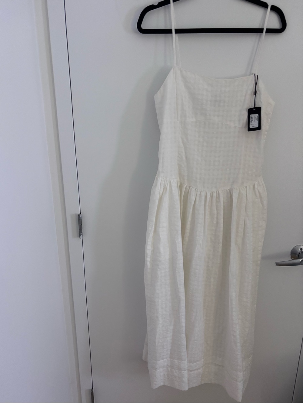 NWT rag & bone white midi dress